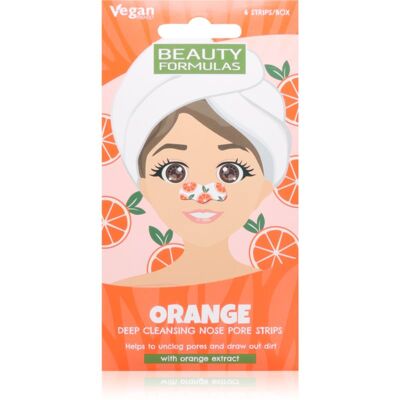 Beauty Formulas Orange soin pores dilatés et points noirs 6 pcs Beauty Formulas Orange soin pores dilatés et points noirs 6 pcs