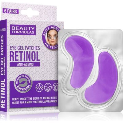 Beauty Formulas Retinol patchs gel raffermissants sous les yeux au rétinol 6x2 pcs Beauty Formulas Retinol patchs gel raffermissants sous les yeux au rétinol 6x2 pcs