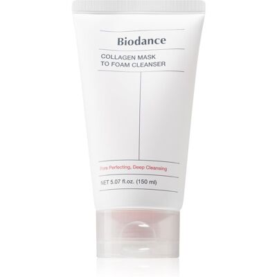 Biodance Collagen Mask To Foam Cleanser masque visage purifiant en profondeur au collagène 150 ml Biodance Collagen Mask To Foam Cleanser masque visage purifiant en profondeur au collagène 150 ml