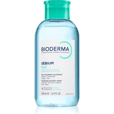 Bioderma Sébium H2O eau micellaire pour peaux grasses et mixtes 500 ml Bioderma Sébium H2O eau micellaire pour peaux grasses et mixtes 500 ml