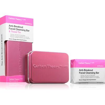 Rio Carbon Theory Anti-Breakout Facial Cleansing Bar savon nettoyant visage anti-imperfections de la peau à tendance acnéique 80 g Rio Carbon Theory Anti-Breakout Facial Cleansing Bar savon nettoyant visage anti-imperfections de la peau à tendance acnéique 80 g