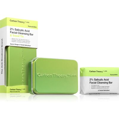 Rio Carbon Theory Supacylic Max Facial Cleansing Bar savon nettoyant visage à l’acide salicylique 80 g Rio Carbon Theory Supacylic Max Facial Cleansing Bar savon nettoyant visage à l’acide salicylique 80 g