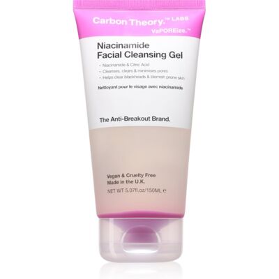 Rio Carbon Theory Vaporeize Niacinamide Cleansing Gel gel purifiant en profondeur à base de niacinamide 150 ml Rio Carbon Theory Vaporeize Niacinamide Cleansing Gel gel purifiant en profondeur à base de niacinamide 150 ml