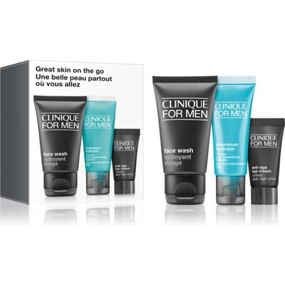 Clinique Mini Kit Great Skin On The Go coffret cadeau pour homme Clinique Mini Kit Great Skin On The Go coffret cadeau pour homme