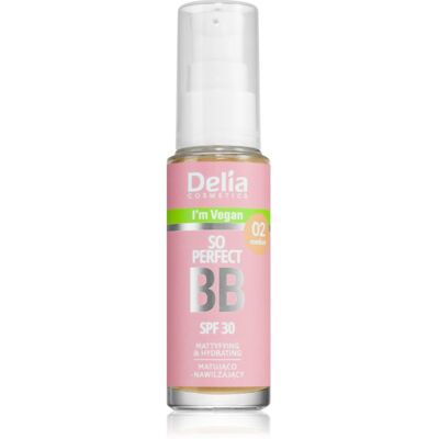 Delia Cosmetics Modèle 02 Medium - Crème BB matifiante Delia Cosmetics Modèle 02 Medium - Crème BB matifiante