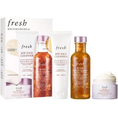fresh Rose Hydration Ritual kit soins visage fresh Rose Hydration Ritual kit soins visage