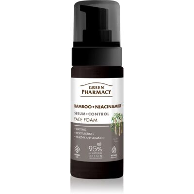 Green Pharmacy Bamboo & Niacinamide Face Foam mousse nettoyante visage 150 ml Green Pharmacy Bamboo & Niacinamide Face Foam mousse nettoyante visage 150 ml