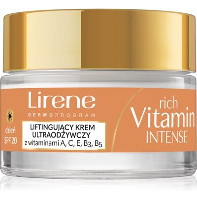Lirene Rich Vitamin Intense 50+ crème de jour liftante et raffermissante SPF 20 50 ml Lirene Rich Vitamin Intense 50+ crème de jour liftante et raffermissante SPF 20 50 ml