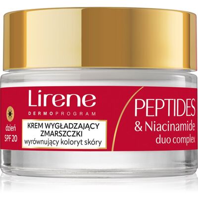 Lirene Peptides & Niacinamide Duo Complex 60+ crème de jour raffermissante anti-rides pour peaux matures SPF 20 50 ml Lirene Peptides & Niacinamide Duo Complex 60+ crème de jour raffermissante anti-rides pour peaux matures SPF 20 50 ml