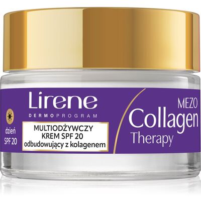 Lirene Mezo Collagen Therapy 70+ crème de jour nourrissante pour peaux matures SPF 20 50 ml Lirene Mezo Collagen Therapy 70+ crème de jour nourrissante pour peaux matures SPF 20 50 ml