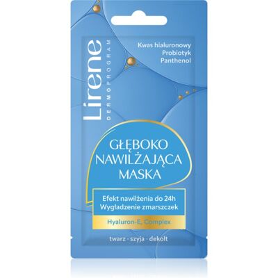 Lirene Face Mask Hyaluron-E Complex masque hydratant en profondeur 8 ml Lirene Face Mask Hyaluron-E Complex masque hydratant en profondeur 8 ml