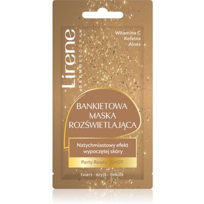 Lirene Face Mask Party Ready Shot masque illuminateur 8 ml Lirene Face Mask Party Ready Shot masque illuminateur 8 ml