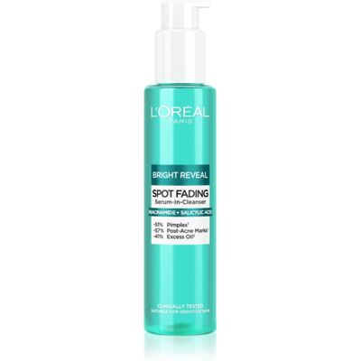 L’Oréal Paris Bright Reveal Spot Fading Serum-In-Cleanser - Gel Nettoyant L’Oréal Paris Bright Reveal Spot Fading Serum-In-Cleanser - Gel Nettoyant