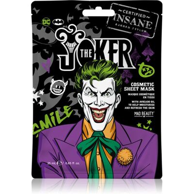Mad Beauty Joker Sheet Mask masque hydratant en tissu 1 pcs Mad Beauty Joker Sheet Mask masque hydratant en tissu 1 pcs