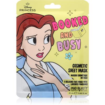 Mad Beauty Disney Princess Belle masque hydratant en tissu 25 ml Mad Beauty Disney Princess Belle masque hydratant en tissu 25 ml