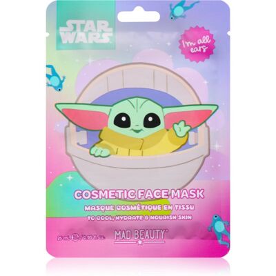 Mad Beauty Grogu Galaxy masque hydratant en tissu avec effet rafraîchissant 25 ml Mad Beauty Grogu Galaxy masque hydratant en tissu avec effet rafraîchissant 25 ml