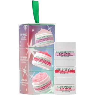 Mario Badescu Mini Lip Mask Ornament coffret cadeau lèvres Mario Badescu Mini Lip Mask Ornament coffret cadeau lèvres