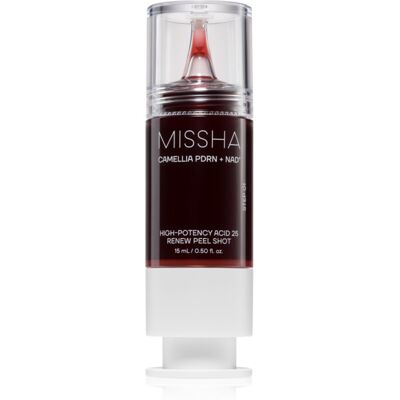 Missha Camellia PDRN NAD+ Renew Peel Shot sérum peeling exfoliant pour une peau lumineuse et lisse 15 ml Missha Camellia PDRN NAD+ Renew Peel Shot sérum peeling exfoliant pour une peau lumineuse et lisse 15 ml
