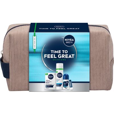 NIVEA MEN Time to Feel Great coffret cadeau peaux sensibles NIVEA MEN Time to Feel Great coffret cadeau peaux sensibles