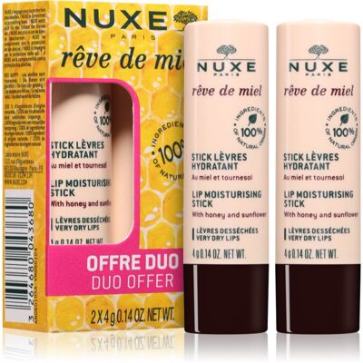 NUXE Rêve de Miel Baume à Lèvres Hydratant (2 x 4 g) NUXE Rêve de Miel Baume à Lèvres Hydratant (2 x 4 g)