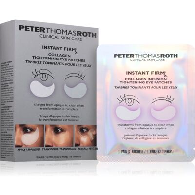 Peter Thomas Roth Instant FIRMx Collagen Infusion Tighteneing Eye Patches patchs gel raffermissants sous les yeux 1 pcs Peter Thomas Roth Instant FIRMx Collagen Infusion Tighteneing Eye Patches patchs gel raffermissants sous les yeux 1 pcs