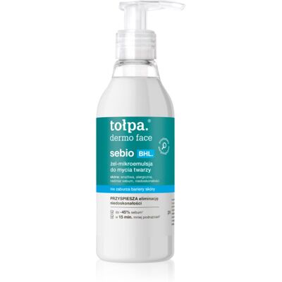 Tołpa Dermo Face Sebio BHL gel lavant visage 195 ml Tołpa Dermo Face Sebio BHL gel lavant visage 195 ml