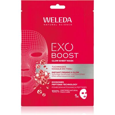 Weleda Exo Boost masque tissu éclat pour raffermir le visage 20 ml Weleda Exo Boost masque tissu éclat pour raffermir le visage 20 ml