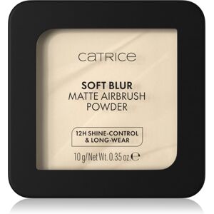 Catrice Soft Blur Matte Airbrush Powder poudre fixatrice matifiante teinte 002W 10 g Catrice Soft Blur Matte Airbrush Powder poudre fixatrice matifiante teinte 002W 10 g