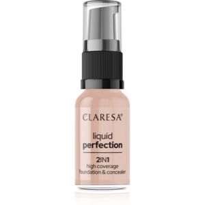 Claresa Liquid Perfection 2in1 Fond de teint nude - Maquillage du visage Claresa Liquid Perfection 2in1 Fond de teint nude - Maquillage du visage