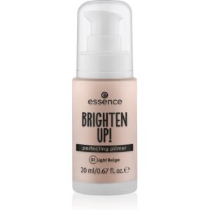 essence BRIGHTEN UP! Perfecting Primer base liquide pour fond de teint teinte 01 Light Beige 20 ml essence BRIGHTEN UP! Perfecting Primer base liquide pour fond de teint teinte 01 Light Beige 20 ml