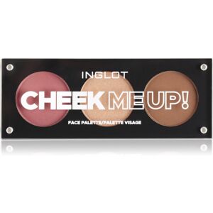 Inglot Face Palette enlumineur, poudre bronzante et blush teinte Cheek Me Up! 7.2 g Inglot Face Palette enlumineur, poudre bronzante et blush teinte Cheek Me Up! 7.2 g