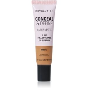 Makeup Revolution F12.7NC Fond de Teint - Mat, Longue Durée Makeup Revolution F12.7NC Fond de Teint - Mat, Longue Durée