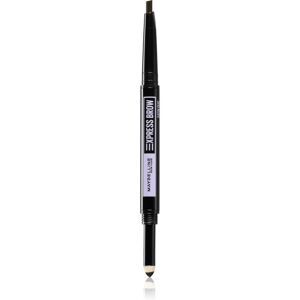 MAYBELLINE NEW YORK Express Brow Satin Duo crayon et poudre sourcils duo teinte 04 - Dark Brown MAYBELLINE NEW YORK Express Brow Satin Duo crayon et poudre sourcils duo teinte 04 - Dark Brown