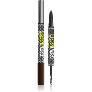 MAYBELLINE NEW YORK Brow Inserts stylo sourcils avec brosse 2 en 1 teinte 4.5 Ash Brown 1.25 ml MAYBELLINE NEW YORK Brow Inserts stylo sourcils avec brosse 2 en 1 teinte 4.5 Ash Brown 1.25 ml