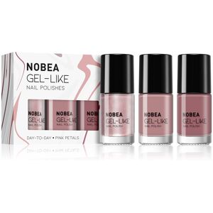 Ensemble NOBEA Day-to-Day Fresh Frost Pink Petals - Set de vernis Ensemble NOBEA Day-to-Day Fresh Frost Pink Petals - Set de vernis