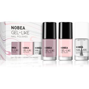 NOBEA Set de Vernis Nude, Rouge, Vert, Blanc - Set de Vernis NOBEA Set de Vernis Nude, Rouge, Vert, Blanc - Set de Vernis