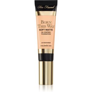 Too Faced Born This Way Soft Matte Foundation - Amande - Résistant à l'eau, contrôle de l'huile Too Faced Born This Way Soft Matte Foundation - Amande - Résistant à l'eau, contrôle de l'huile