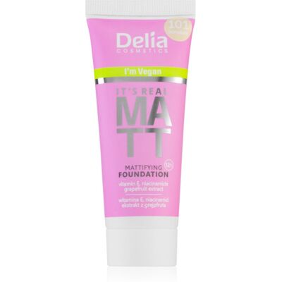 Delia Cosmetics C'est Réel Mat Fond de Teint - Porcelaine Delia Cosmetics C'est Réel Mat Fond de Teint - Porcelaine