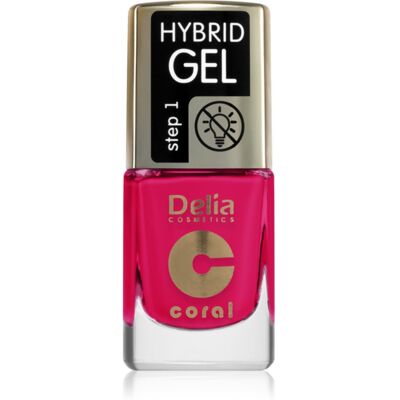 Delia Cosmetics Coral Nail Enamel Hybrid Gel vernis à ongles gel teinte 147 11 ml Delia Cosmetics Coral Nail Enamel Hybrid Gel vernis à ongles gel teinte 147 11 ml