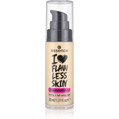 essence I LOVE FLAWLESS SKIN fond de teint couvrant effet mat teinte 20 - Medium Porcelain 30 ml essence I LOVE FLAWLESS SKIN fond de teint couvrant effet mat teinte 20 - Medium Porcelain 30 ml