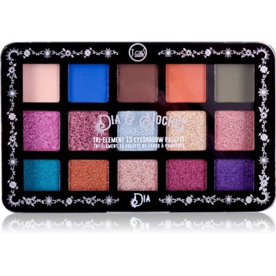 J.Cat Beauty Dia & Noche palette de fards à paupières teinte 101 Dia 16 g J.Cat Beauty Dia & Noche palette de fards à paupières teinte 101 Dia 16 g