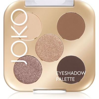 JOKO Eyeshadow Palette palette de fards à paupières 5 couleurs teinte Sparkling Sands 7 g JOKO Eyeshadow Palette palette de fards à paupières 5 couleurs teinte Sparkling Sands 7 g