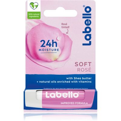 Labello Soft Rosé Baume à lèvres - Soins des lèvres Labello Soft Rosé Baume à lèvres - Soins des lèvres