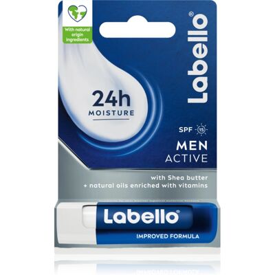 Labello Men Active 24h Hydratant à Lèvres SPF15 Labello Men Active 24h Hydratant à Lèvres SPF15