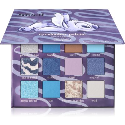 Mad Beauty Stitch Denim palette de fards à paupières 12x2.5 g Mad Beauty Stitch Denim palette de fards à paupières 12x2.5 g