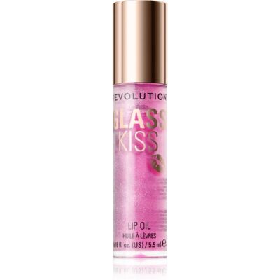 Revolution Glass Kiss huile pailletée lèvres teinte Enchanted Purple 5.5 ml Revolution Glass Kiss huile pailletée lèvres teinte Enchanted Purple 5.5 ml