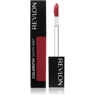 Revlon Cosmetics ColorStay™ Satin Ink rouge à lèvres liquide longue tenue teinte N°005 Silky Sienna 5 ml Revlon Cosmetics ColorStay™ Satin Ink rouge à lèvres liquide longue tenue teinte N°005 Silky Sienna 5 ml