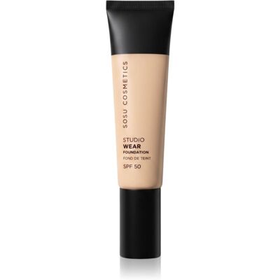 SOSU Cosmetics Studio Wear fond de teint couvrant SPF 50 teinte 02 W 32 ml SOSU Cosmetics Studio Wear fond de teint couvrant SPF 50 teinte 02 W 32 ml