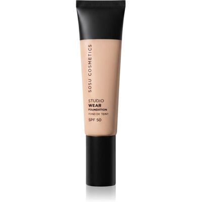 SOSU Cosmetics Studio Wear fond de teint couvrant SPF 50 teinte 03 W 32 ml SOSU Cosmetics Studio Wear fond de teint couvrant SPF 50 teinte 03 W 32 ml