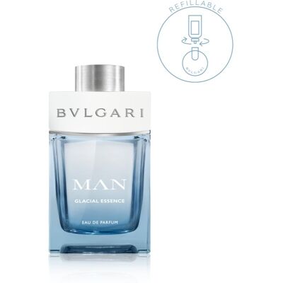 BVLGARI Bvlgari Man Glacial Essence Eau de Parfum rechargeable pour homme 100 ml BVLGARI Bvlgari Man Glacial Essence Eau de Parfum rechargeable pour homme 100 ml